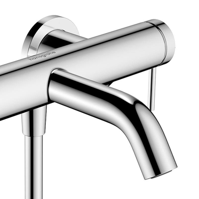 Hansgrohe Tecturis s Eengreeps badmengkraan - opbouw - hoogglans chroom