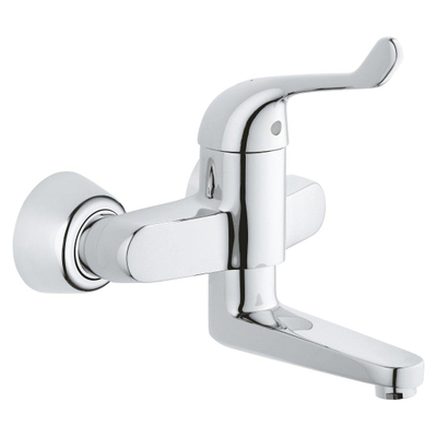 GROHE Euroeco robinet mural de sécurité avec raccords chrome