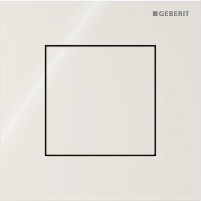 Plaque de commande Geberit type 40 urinoir - pneumatique - carré - gris sable