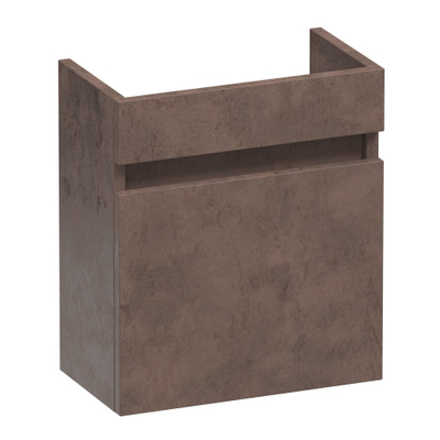 BRAUER Joy meuble de lavabo pour WC - 40x45x22cm - 1 porte - sans poignée - ouvrant à droite - Erosion