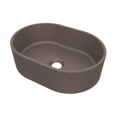 Arcqua Case Opbouw Waskom - ovaal - 40x28cm - mat mokka
