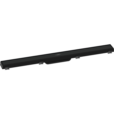 Hansgrohe RainDrain Match Caniveau de douche - 80cm - cadre réglable en hauteur - noir mat