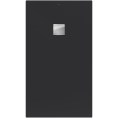 Villeroy & Boch Excello douchevloer - 140x80cm polyurethaan/acryl - Anthracite (grijs)