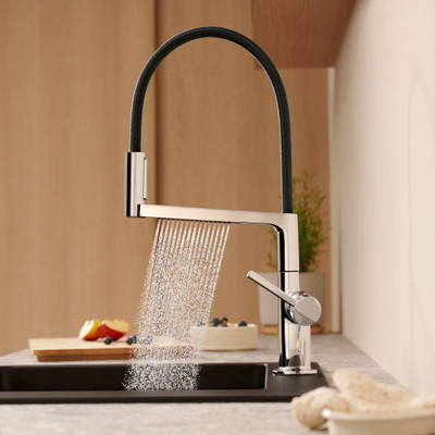 Hansgrohe Talis Select M54 PowderSpray eengreeps keukenkraan Semi-Pro 3jet chroom