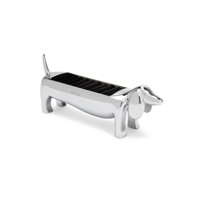 Umbra Dachsie porte-bagues 4x14x6cm chien zinc chrome