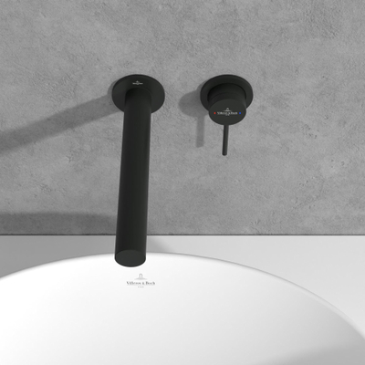Villeroy & Boch Loop & Friends ensemble de robinet à une poignée - noir mat