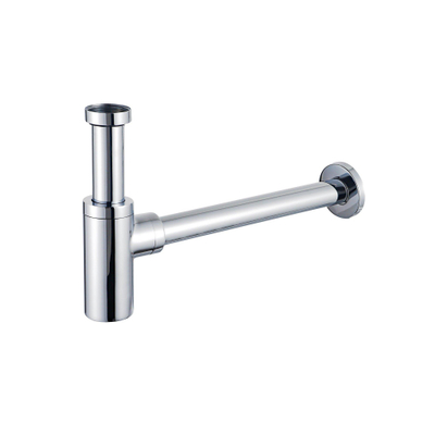 FugaFlow Eccelente Arredo Siphon de luxe 1 1/4 avec tuyau mural et rosace chrome