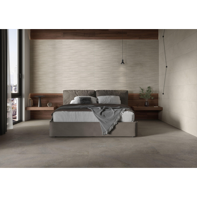 Cifre Ceramica Munich wand- en vloertegel - 60x60cm - gerectificeerd - Natuursteen look - Taupe mat (bruin)