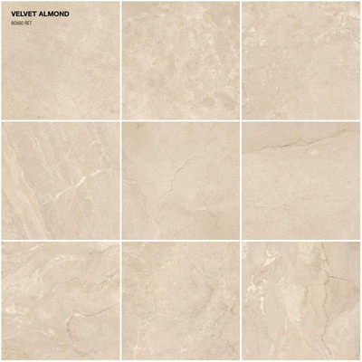 ÉCHANTILLON Edimax Astor Carrelage de sol et de mur Velvet Almond Rectifié Aspect Marbre Mat Crème