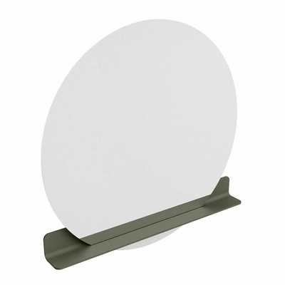 Mondiaz SPOT Miroir de salle de bain - rond 110cm - plan de miroir - couleur Armée