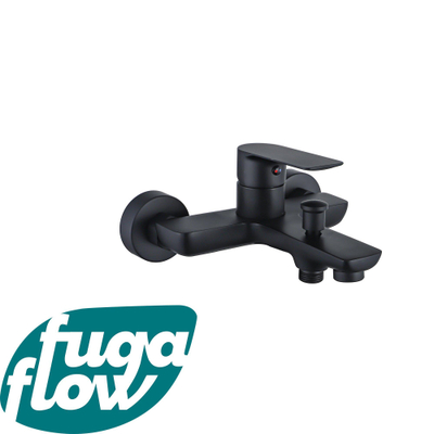 FugaFlow Efficiente Sobrado bad-/douchekraan opbouw zwart