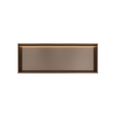 Hotbath &MORE Inbouwbox of inbouwnis - 30x80x10 - met LED - IP44 - tuscan bronze (brons)