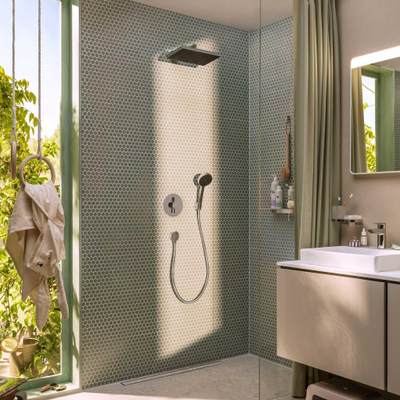 Hansgrohe Activera Q douche de tête - 29x18cm - rectangulaire - ecosmart - chromé