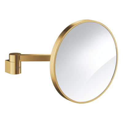 GROHE Selection make-upspiegel – rond Ø20 cm – 7x vergrotend – Cool sunrise geborsteld