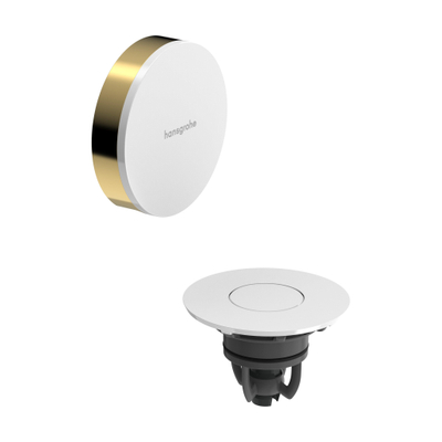 Hansgrohe Flexaplus Badafvoercombinatie - polished gold optic