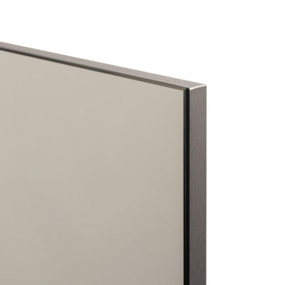 Saniclass Alu spiegel 100x70cm zonder verlichting rechthoek aluminium SHOWROOMMODEL