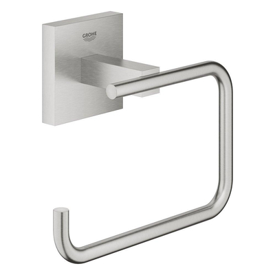 Grohe Start Cube closetrolhouder - zonder klep - Supersteel (RVS)