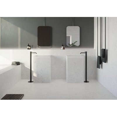 Cifre Ceramica Reload carreau mural et de sol - 120x120cm - Terrazzo - White mat (blanc mat)