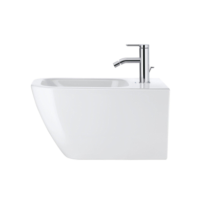 Duravit C.1 1 greeps bidetmengkraan - 141x40x155mm - hoogglans chroom
