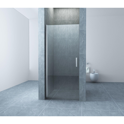 Xellanz Cerra eco porte de niche 1000 x 1950 x 6 mm nano verre clair/chrome