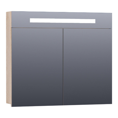 BRAUER Promise spiegelkast – 80x70x15 cm – directe LED – Sunlit
