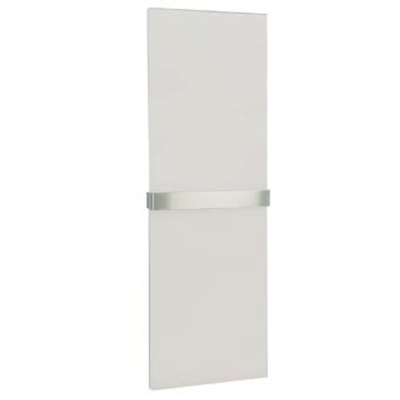 Plieger Perugia Radiateur design vertical 180.6x60.8cm 1070watt raccordment centre Blanc mat