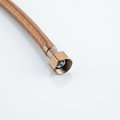 Fortifura Calvi Tuyau flexible - 30cm - 1/2"x3/8" - cuivre brossé