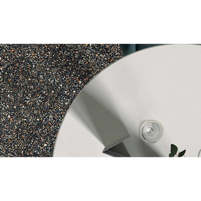 ÉCHANTILLON Ceralto Sienna Carrelage sol et mur 90x90cm 9mm rectifié R10 grès cérame Dots Multi noir
