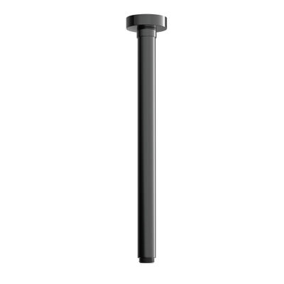 Hotbath Cobber Plafondbuis rond - 30 cm - PVD - gepolijst zwart