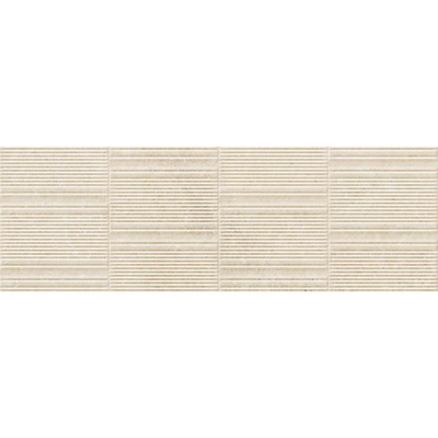 Ceralto Glamora Luxe Baguette décorative - 33,3x100cm - 10,0mm - rectifié - beige