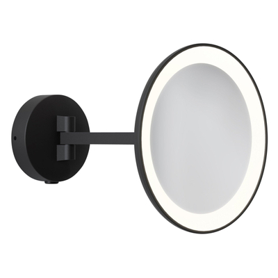 Astro Mascali Round make-upspiegel – 5x vergrotend – LED-verlichting – Zwart mat