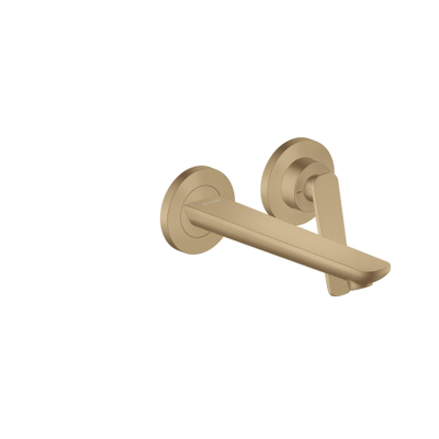 AXOR Citterio C afbouwdeel wastafelkraan - cubic cut - 2-gats - geborsteld brons