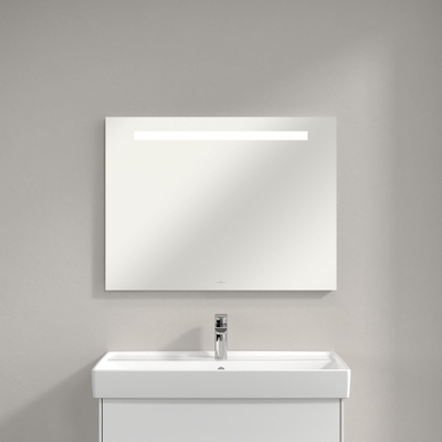 Villeroy & boch More to see one miroir avec éclairage à led 80x60cm 10watt 5700k