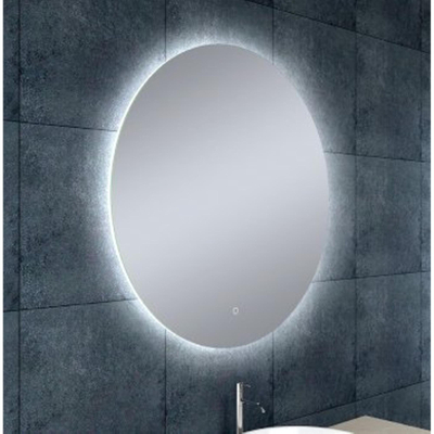 Wiesbaden Soul spiegel rond met LED, dimbaar en spiegelverwarming 80 cm