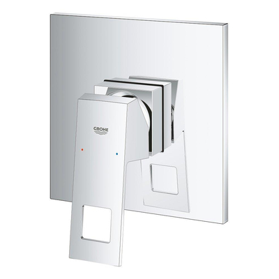 Grohe Eurocube Mitigeur thermostatique encastré - 1 bouton - sans inverseur - chrome