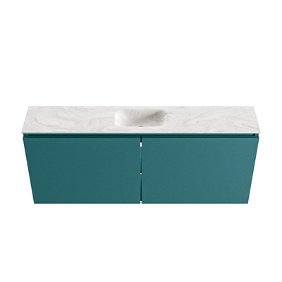 MONDIAZ TURE-DLUX meuble WC 120cm Smag. EDEN lavabo Ostra position milieu. Avec 1 trou de robinet.