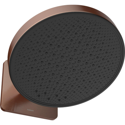 Hotbath &MORE Hoofddouche - 30cm - inbouw - rond - met box - 2 functies - Geborsteld koper PVD