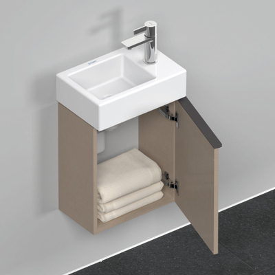 Duravit D-neo Meuble sous vasque 36.4x22.2x44cm 1 porte Lin mat