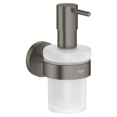 GROHE Start zeepdispenser - met houder - geborsteld hard graphite (antraciet)