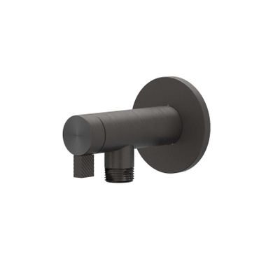 IVY Tribe Hoekstopkraan - 1/2" 3/8 - RVS316 - geborsteld carbon black PVD