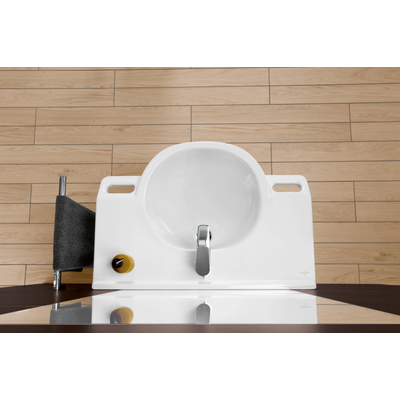 Villeroy & Boch O.novo Vita wastafel Vita met 1 kraangat met overloop 80x55cm ceramic+ wit