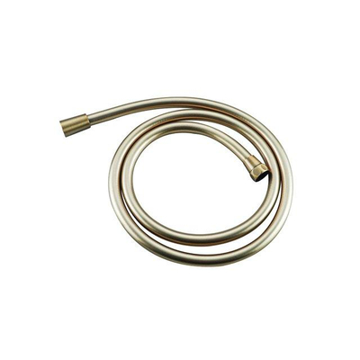 Fortifura Nebbio Ensemble de douche pluie - robinet encastré - corps encastré - barre coulissante - flexible de douche lisse - douchette ronde - bras mural 35cm - pomme de douche ronde - laiton brossé PVD (or)