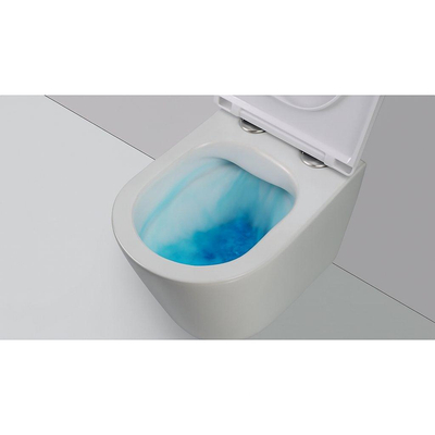 FugaFlow Eccelente Pietra Ensemble de fixation - abattant de WC - acier inoxydable brossé
