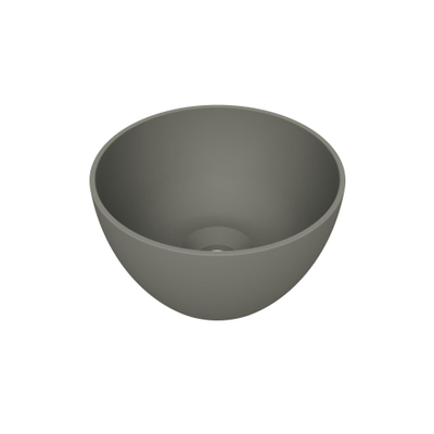 Arcqua Olivia Waskom - 22x22cm - rond - opbouw - mat beton