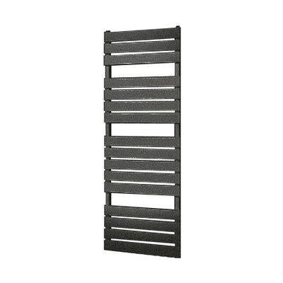 Plieger Genua designradiator horizontaal 1520x550mm 800W zwart grafiet (black graphite) OUTLETSTORE