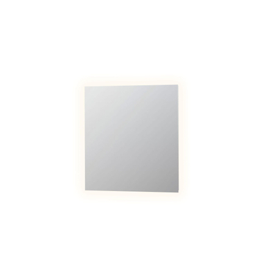 INK SP5 Spiegel - 80x4x80cm - LED rondom - colour changing - dimbaar - aluminium Zilver
