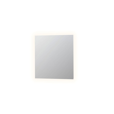 INK SP5 spiegel – vierkant 80x80 cm – indirecte LED rondom – instelbare lichtkleur, dimbaar – Zilver