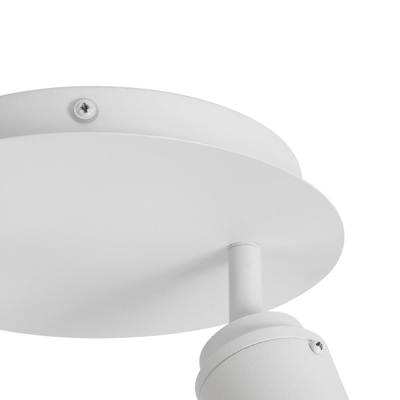 QAZQA Ducha - 2 lamp - inclusief dimbare led lampen - IP65 - Rond - Wit