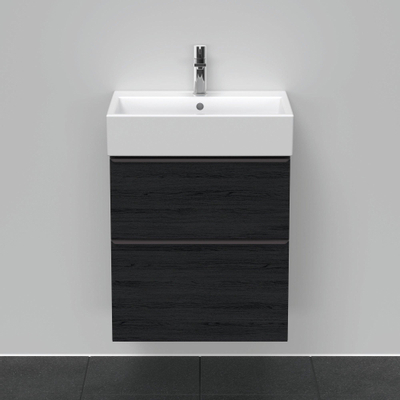 Duravit D-neo Meuble sous vasque 58.4x44.2x62.5cm 2 tiroirs Chêne (noir) mat