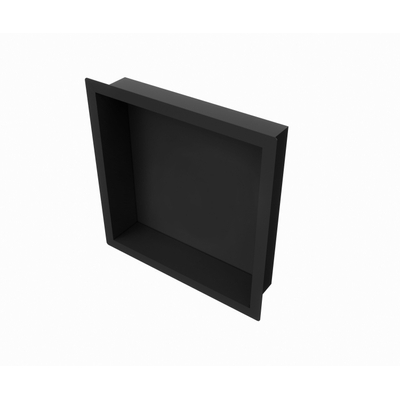 Inbouwnis 30x30x10cm mat zwart TWEEDEKANS